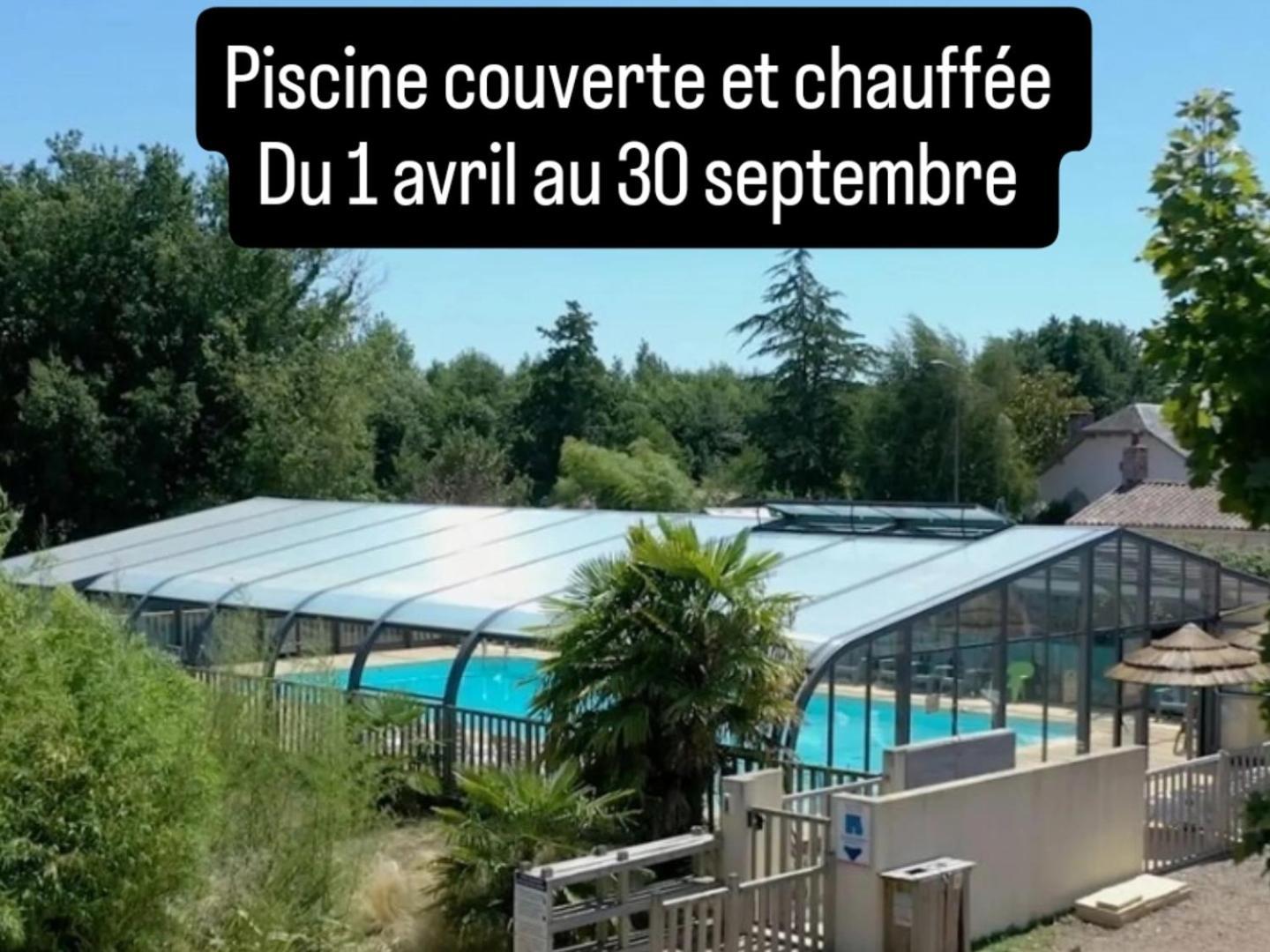 Mobil-Home Le Petit Paradis Vendeen Camping 3 Etoiles 7Km Des Plages Avrille  Екстер'єр фото