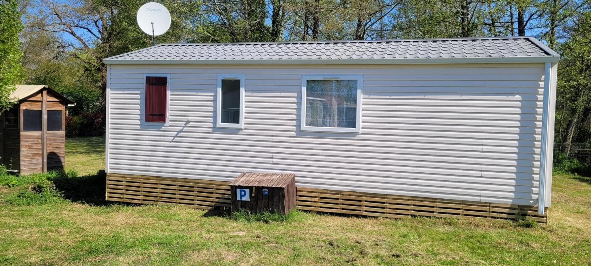 Mobil-Home Le Petit Paradis Vendeen Camping 3 Etoiles 7Km Des Plages Avrille  Екстер'єр фото