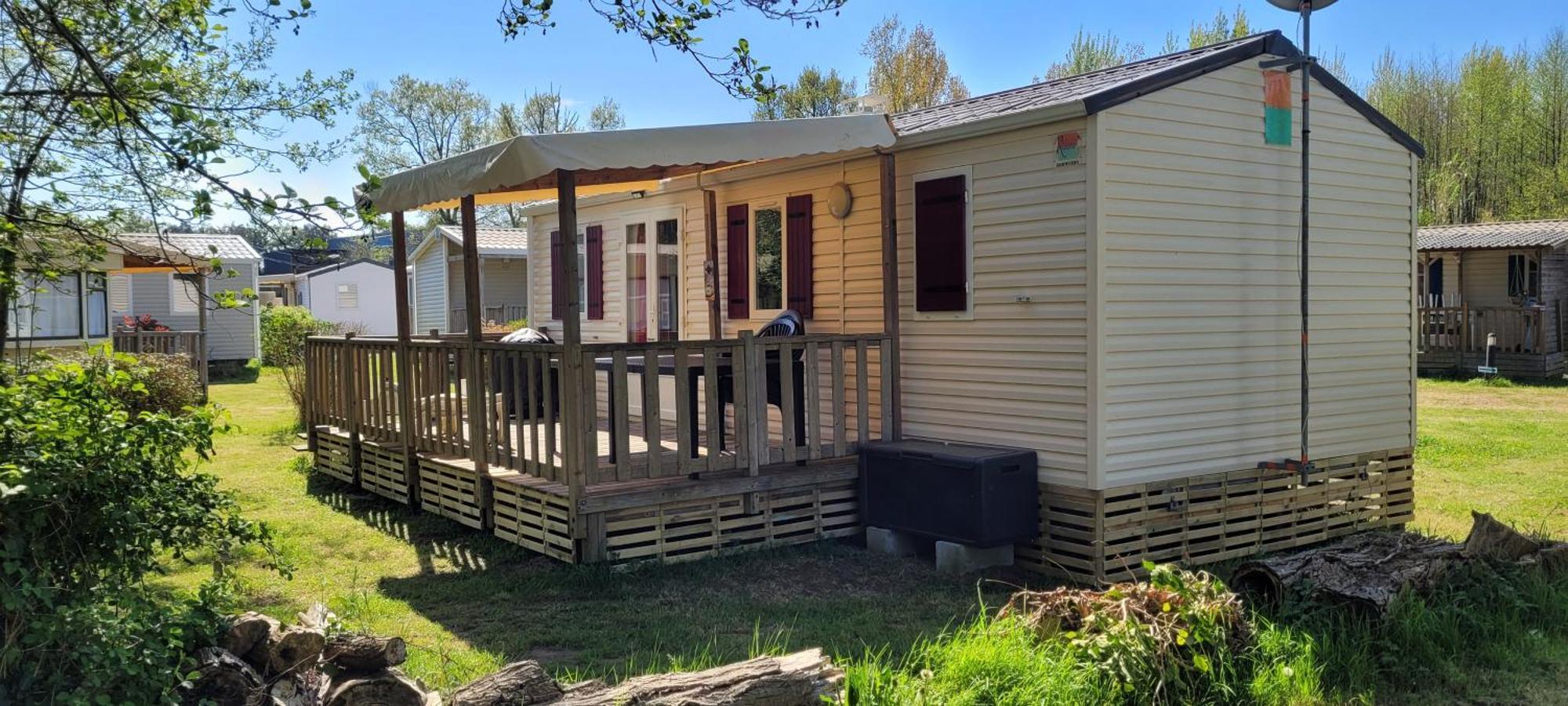 Mobil-Home Le Petit Paradis Vendeen Camping 3 Etoiles 7Km Des Plages Avrille  Екстер'єр фото